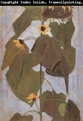 Egon Schiele Sunflower I(mk12)